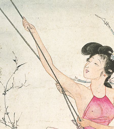 肃南-胡也佛的仕女画和最知名的金瓶梅秘戏图